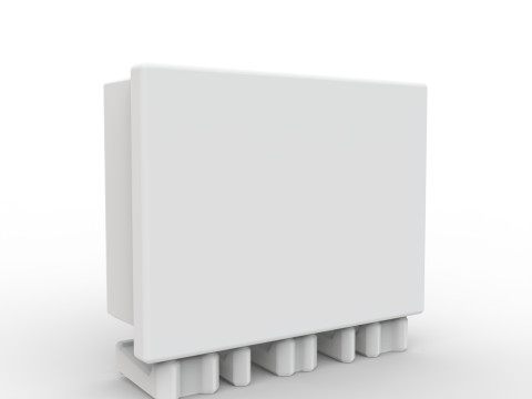 Bathroom Toothbrush Holder Family 3D Printable Mod 3D Print Model