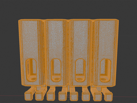 Bathroom Toothbrush Holder Family 3D Printable Mod 3D Print Model