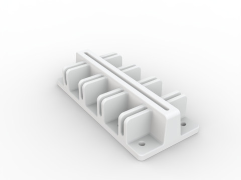 Cable Management Hub Multi Port 3D Printable Model 3Dプリントモデル