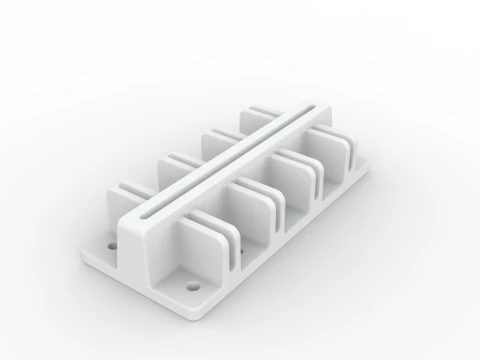 Cable Management Hub Multi Port 3D Printable Model 3D Print Model