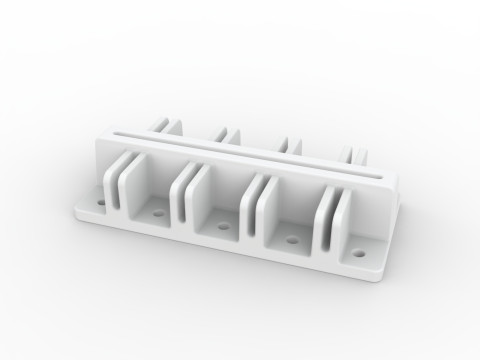 Cable Management Hub Multi Port 3D Printable Model 3D Print Model