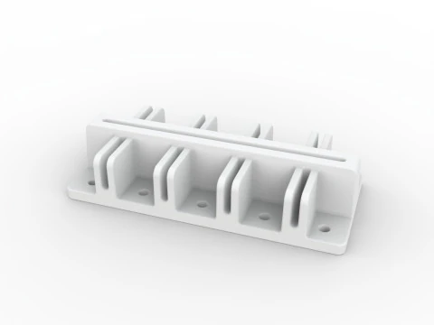 Cable Management Hub Multi Port 3D Printable Model 3D Print Model