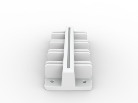 Cable Management Hub Multi Port 3D Printable Model 3D Print Model