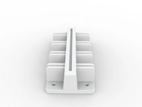 Cable Management Hub Multi Port 3D Printable Model 3D Print Model