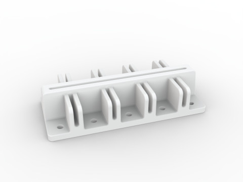 Cable Management Hub Multi Port 3D Printable Model 3D Print Model