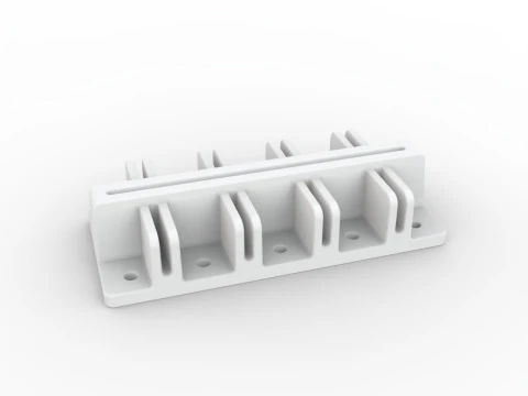Cable Management Hub Multi Port 3D Printable Model 3D Print Model