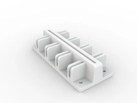 Cable Management Hub Multi Port 3D Printable Model 3D Print Model