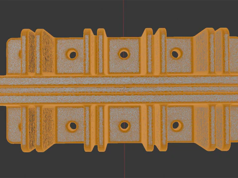 Cable Management Hub Multi Port 3D Printable Model 3D Print Model