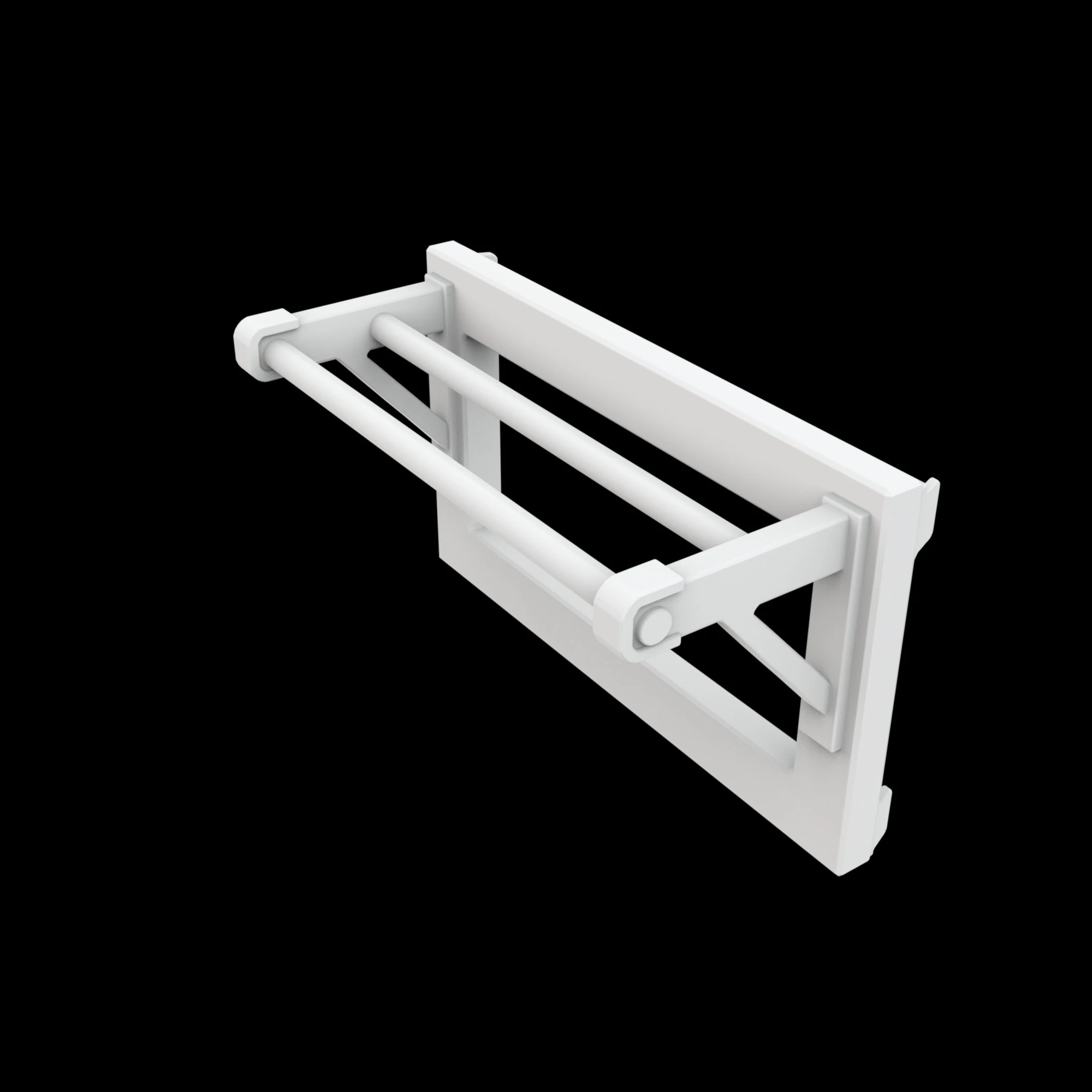 Closet Rod Doubler Space Saver 3D Printable Model 3D Print Model .c4d .max .obj .3ds .fbx .stl .blend 