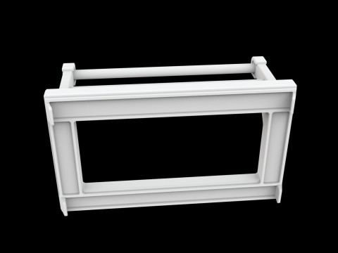 Closet Rod Doubler Space Saver 3D Printable Model 3Dプリントモデル