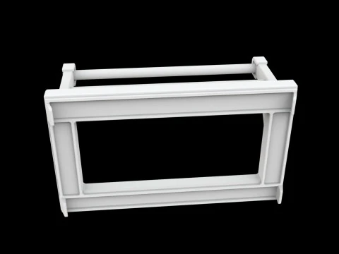 Closet Rod Doubler Space Saver 3D Printable Model 3D Print Model