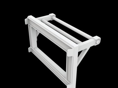 Closet Rod Doubler Space Saver 3D Printable Model 3Dプリントモデル