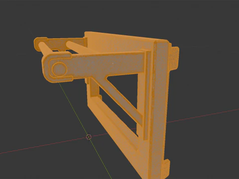 Closet Rod Doubler Space Saver 3D Printable Model 3D Print Model