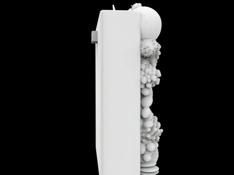 Coral Reef Wall Art Panel 3D Printable Model v- 3D Print Model