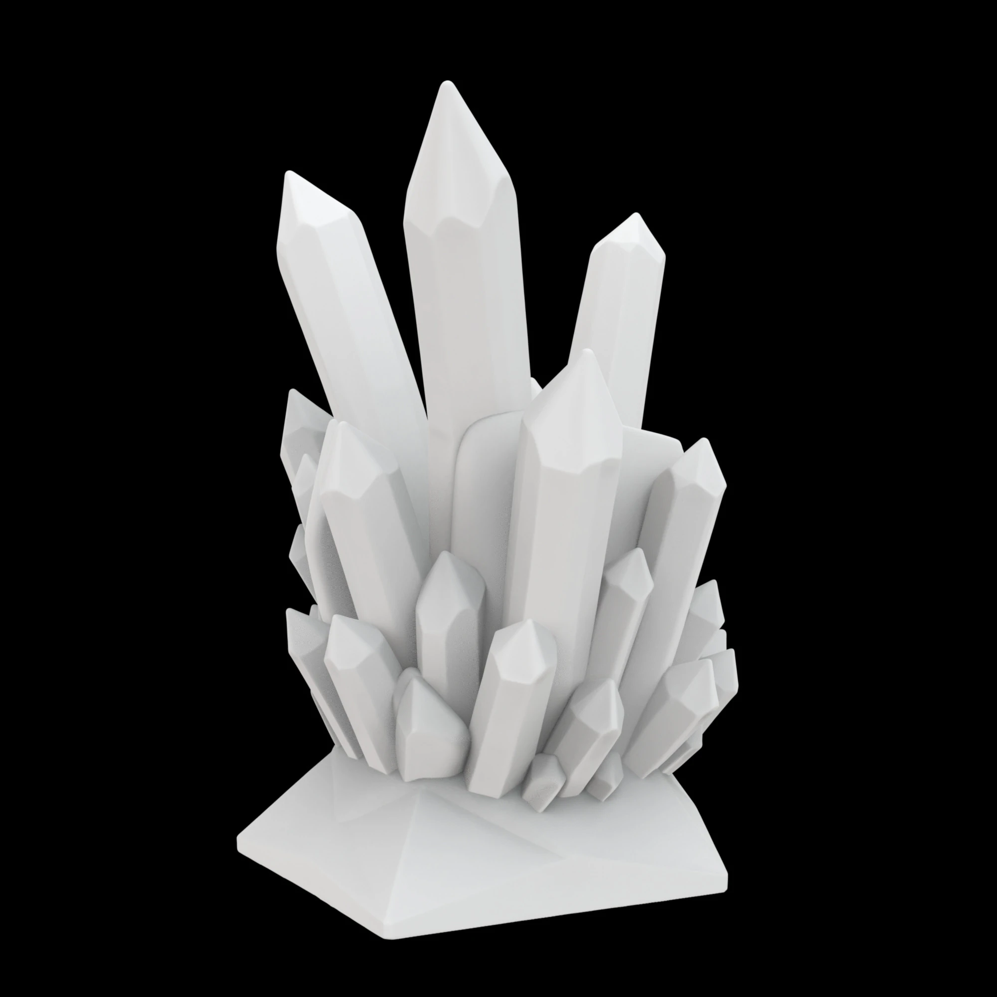 Crystal Style Pen Holder 3D Printable Model vi- 3D Print Model .c4d .max .obj .3ds .fbx .stl .blend 