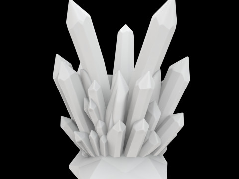 Crystal Style Pen Holder 3D Printable Model vi- 3D प्रिंट मॉडल