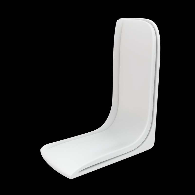 Curved Bookend 3D Printable Model referen 3D 打印模型 .c4d .max .obj .3ds .fbx .stl .blend 