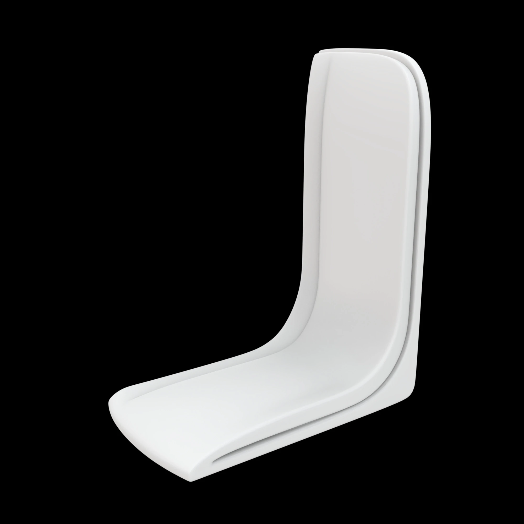 Curved Bookend 3D Printable Model referen 3D Print Model .c4d .max .obj .3ds .fbx .stl .blend 