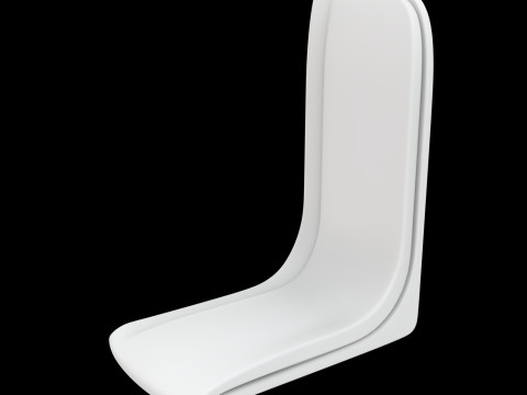 Curved Bookend 3D Printable Model referen 3D Print Model