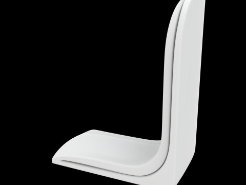 Curved Bookend 3D Printable Model referen 3D 打印模型