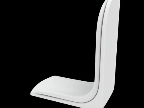 Curved Bookend 3D Printable Model referen 3D Print Model