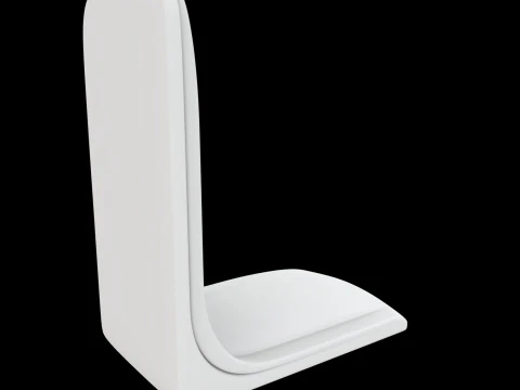 Curved Bookend 3D Printable Model referen 3D Print Model