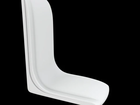 Curved Bookend 3D Printable Model referen 3D Print Model