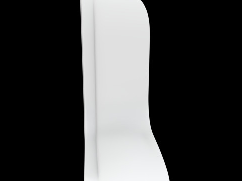 Curved Bookend 3D Printable Model referen 3D 打印模型
