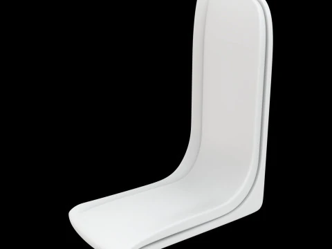Curved Bookend 3D Printable Model referen 3D Print Model