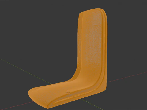 Curved Bookend 3D Printable Model referen 3D Print Model