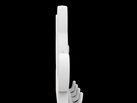 Cute Cat Key Holder 3D Printable Model Model Cetak 3D