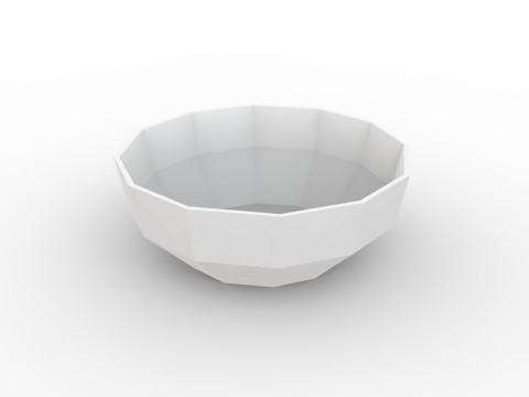 Decorative Fruit Bowl 3D Printable Model Model do druku 3D