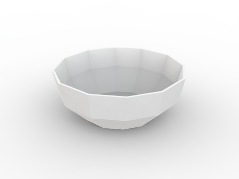 Decorative Fruit Bowl 3D Printable Model 3D printmodel