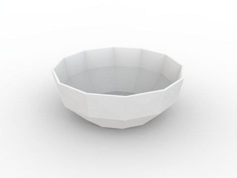 Decorative Fruit Bowl 3D Printable Model 3D printmodel