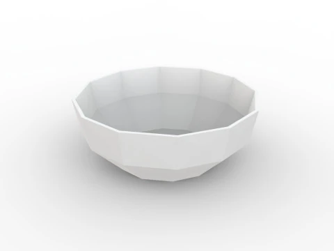 Decorative Fruit Bowl 3D Printable Model 3D Print Model
