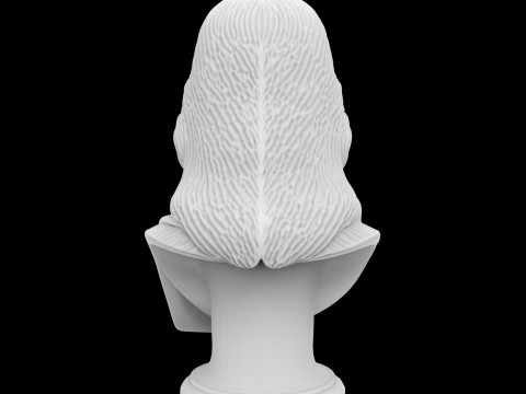 Jesus Bust Sculpture 3D Printable Mo 3D Print Model