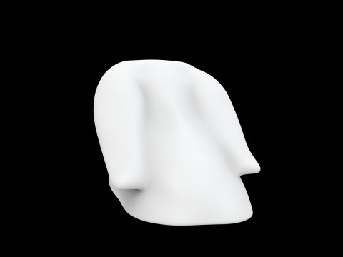 Sleeping Bunny Sculpture 3D Printable Model 3D Принт Модель