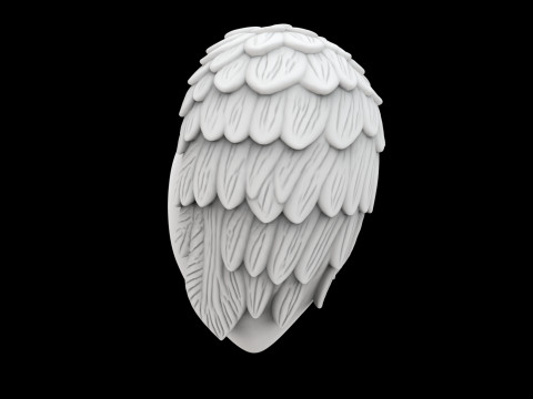 Winged Heart Pendant 3D Printable Model 3D 打印模型