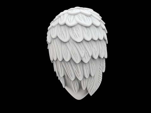 Winged Heart Pendant 3D Printable Model 3D 打印模型