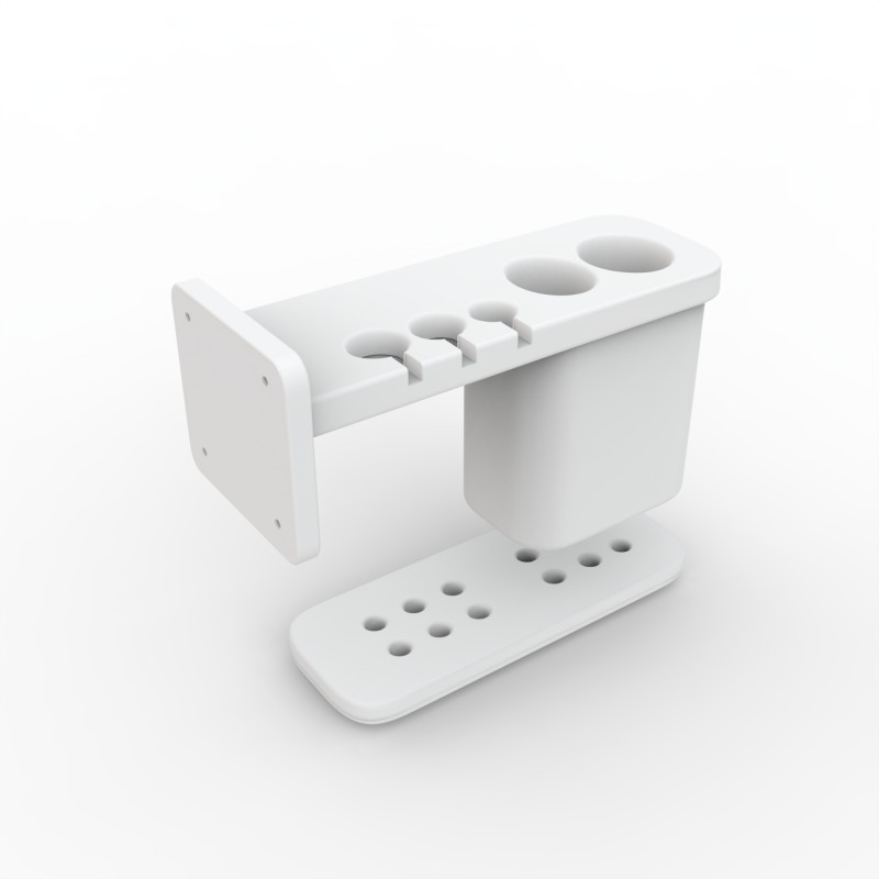 Bathroom Toothbrush Holder Family 3D Printable Mod Modello di stampa 3D .c4d .max .obj .3ds .fbx .stl .blend