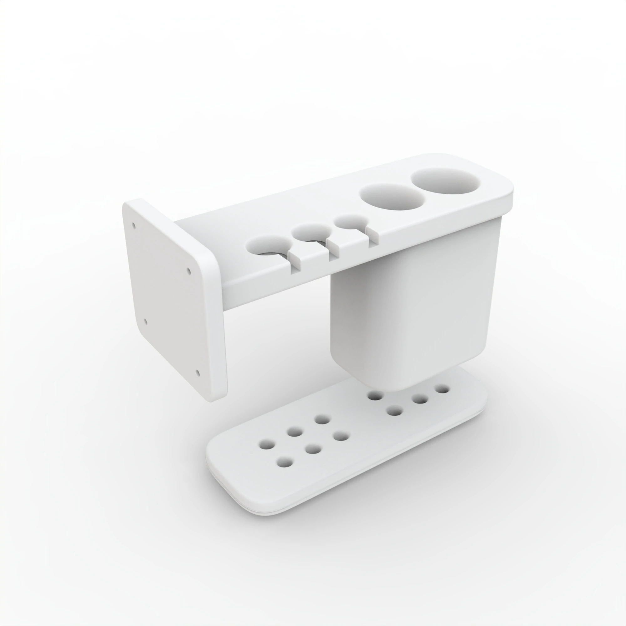 Bathroom Toothbrush Holder Family 3D Printable Mod 3D Print Model .c4d .max .obj .3ds .fbx .stl .blend 