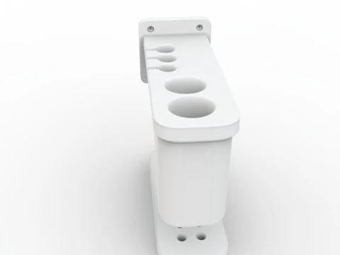 Bathroom Toothbrush Holder Family 3D Printable Mod 3D Print Model