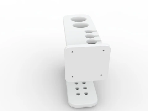 Bathroom Toothbrush Holder Family 3D Printable Mod 3D Print Model