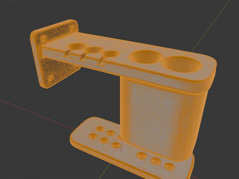 Bathroom Toothbrush Holder Family 3D Printable Mod 3D Print Model