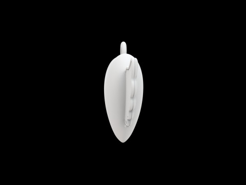 Winged Heart Pendant 3D Printable Model Modèles 3D en vedette