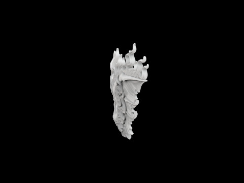 Fiery Demonic Wings with Flame Accents 3D Printable Model 3D Druckmodell