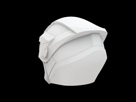 Futuristic Helmet 3D 打印模型