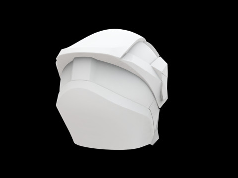 Futuristic Helmet 3D 打印模型
