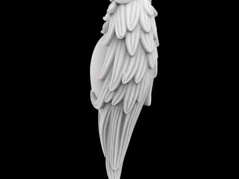 Winged Heart 3D Printable Model 3D printmodel
