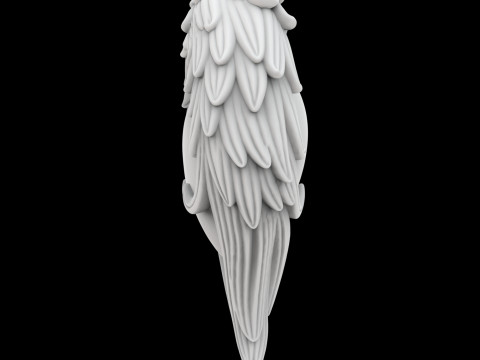 Winged Heart 3D Printable Model 3D printmodel